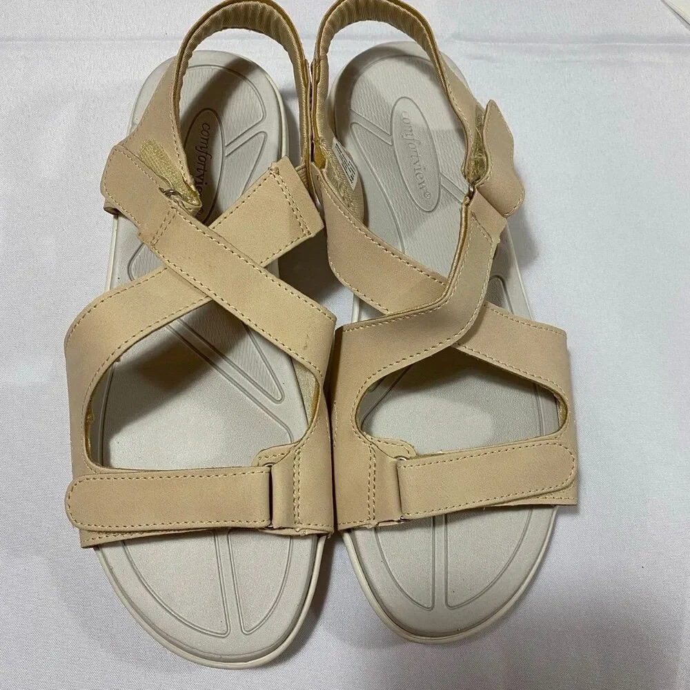 Comfortview The Anouk Sandal Adjustable Straps lightweight 9M NWT water- friendl